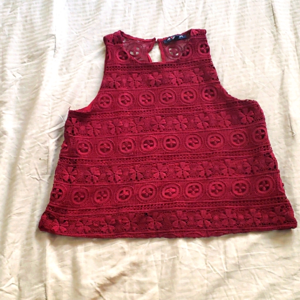Knit tank blouse